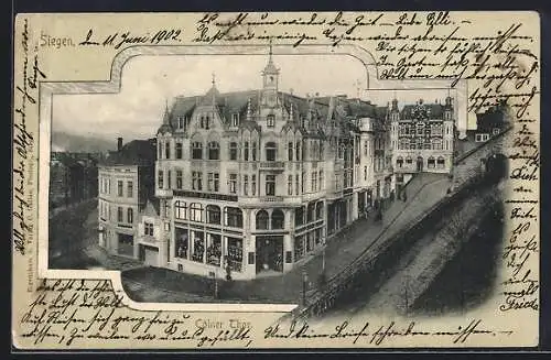 AK Siegen, Geschäftshaus Theodor Pfeiffer am Cölner Thor