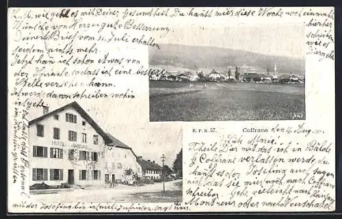 AK Coffrane, Hotel Curonne, Vue générale