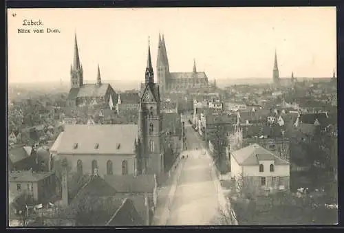 AK Lübeck, Blick vom Dom