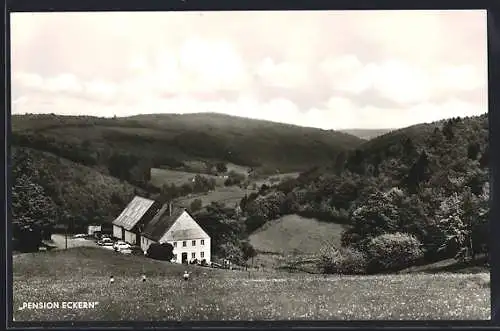 AK Valbert /Möllsiepen, Pension Eckern