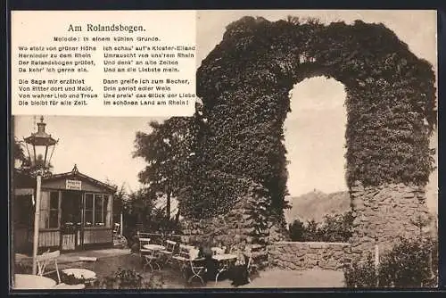 AK Rolandseck, Gasthaus am Rolandsbogen