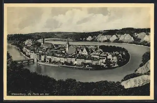 AK Wasserburg / Inn, Totalansicht