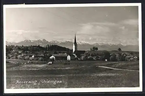 AK Amerang /Chiemgau, Ortsansicht aus der Vogelschau