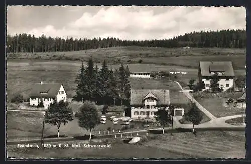 AK Eisenbach /bad. Schwarzwald, Teilansicht mit Cafè-Pension Rosemari