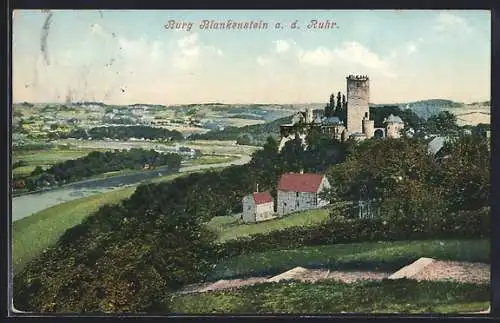 AK Blankenstein a. d. Ruhr, Blick zur Burg