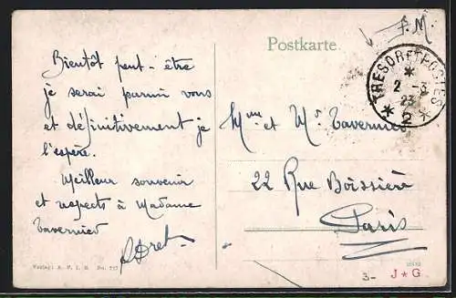 AK Essen, Blick zum Saalbau