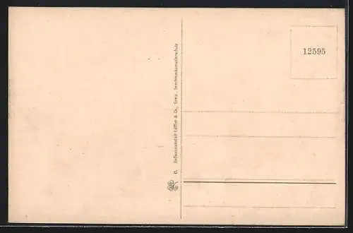 AK Zwickau i. S., Strassenpartie am Albert Museum