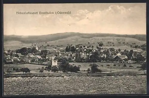 AK Ernsthofen i. Odenwald, Totalansicht aus der Vogelschau