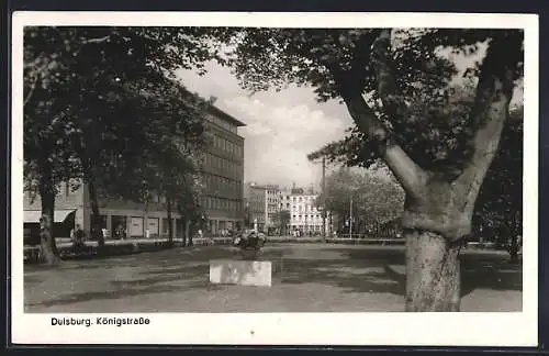 AK Duisburg, Blick in die Königstrasse