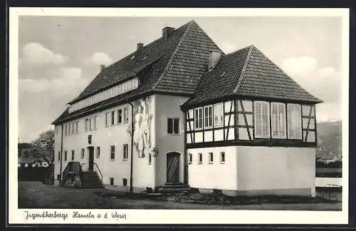 AK Hameln a. d. Weser, Blick auf Jugendherberge