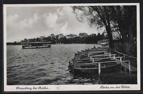 AK Strausberg, Bootsanlegestelle an der Fähre