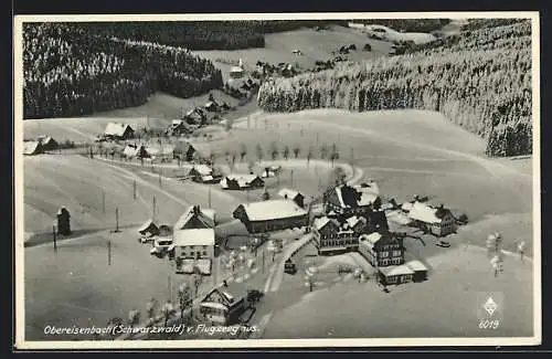 AK Obereisenbach /Schwarzwald, Ortsansicht vom Flugzeug aus