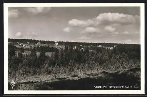 AK Oberbränd /Hochschwarzwald, Ortsansicht aus der Ferne