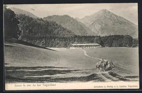 AK Tegernsee, Bauer in der Au