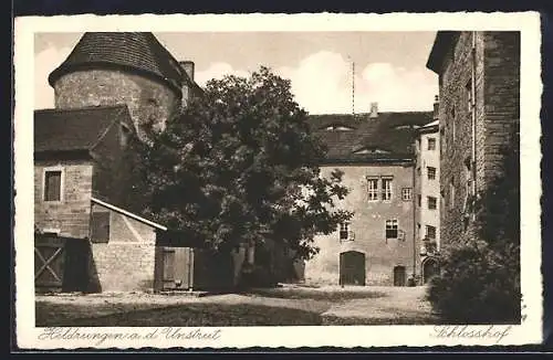 AK Heldrungen, Partie im Schlosshof