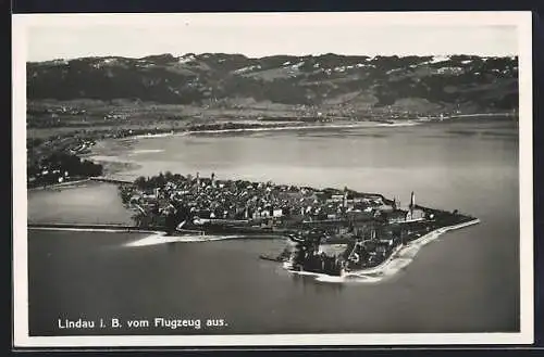 AK Lindau i. Bodensee, Fliegeraufnahme