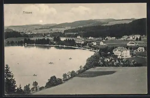 AK Titisee, Gesamtansicht aus der Vogelschau