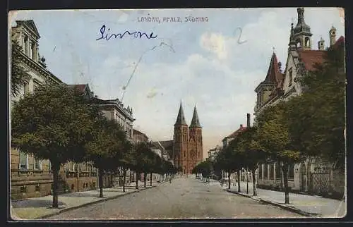 AK Landau / Pfalz, Kirche am Südring