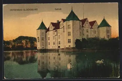 AK Glücksburg, Blick zum Schloss