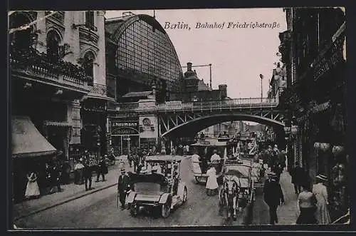 AK Berlin, Bahnhof Friedrichstrasse