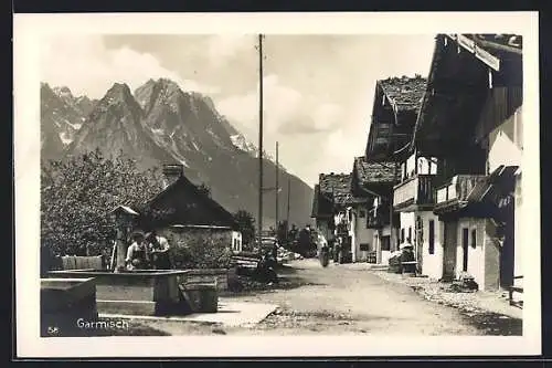 AK Garmisch, Frühlingsstrasse