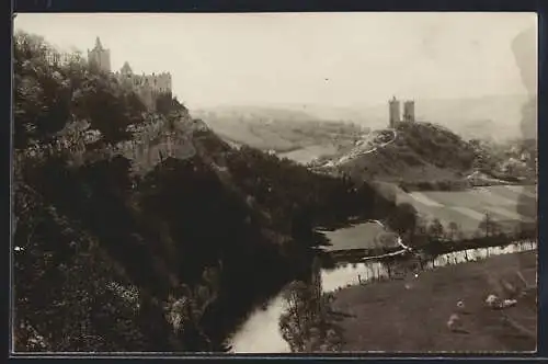 AK Saaleck / Sachsen-Anhalt, Rudelsburg a. d. Saale