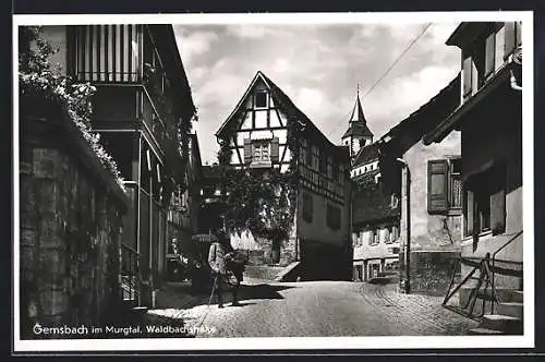 AK Gernsbach im Murgtal, Waldbachstrasse