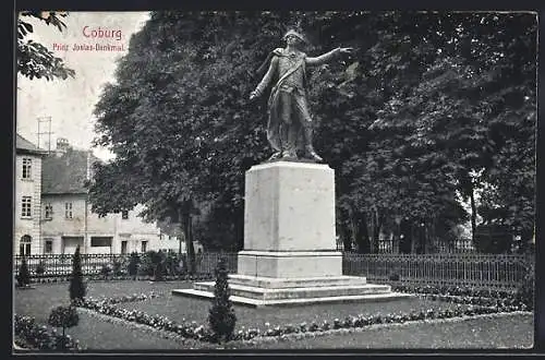 AK Coburg, Prinz Josias-Denkmal