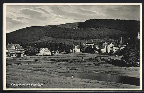 AK Hahnenklee, Ortsansicht mit Bocksberg