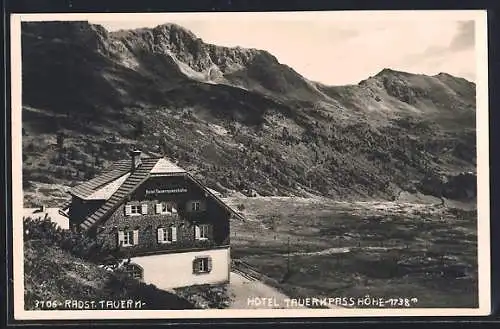 AK Tweng, Hotel Tauernpasshöhe