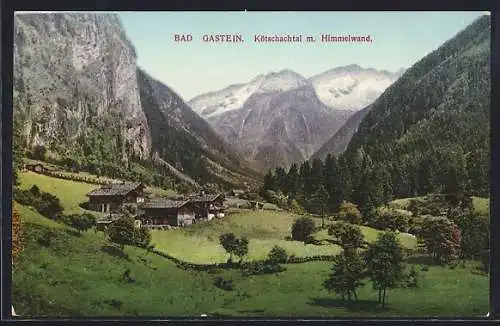 AK Bad Gastein, Kötschachtal m. Himmelwand