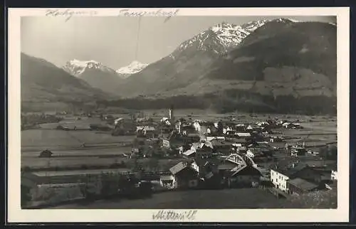 AK Mittersill im Pinzgau, Gesamtansicht mit Felbertauern