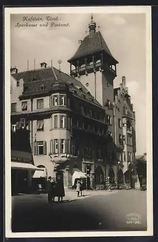 AK Kufstein, Sparkasse und Postamt