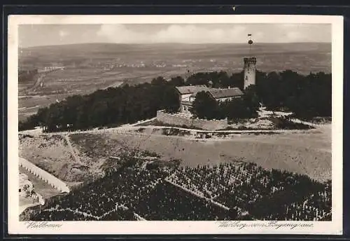 AK Heilbronn, Fliegeraufnahme vom Wartberg