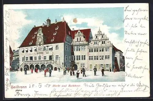 AK Heilbronn, Markt und Rathaus