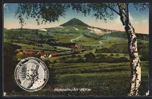 AK Hohenstaufen, Panorama, Friedrich I. Baraba-Rossa