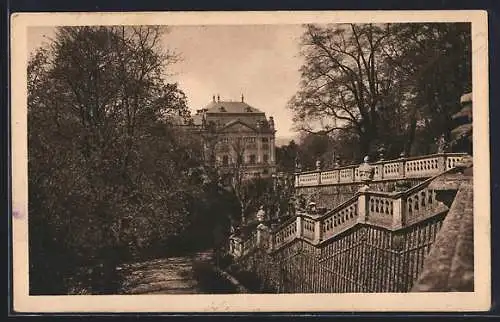 AK Würzburg, Partie im Kgl. Hofgarten