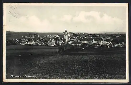 AK Monheim / Bayern, Panorama