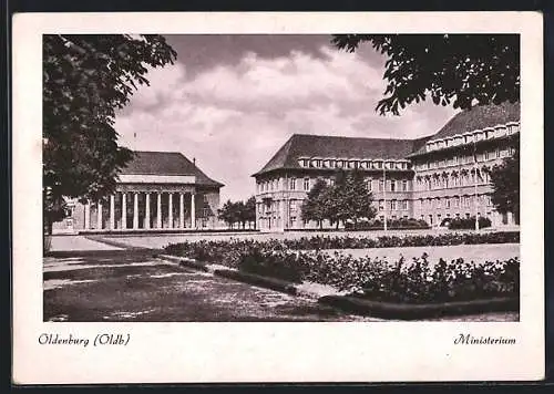 AK Oldenburg i. Old., Gärten am Ministerium