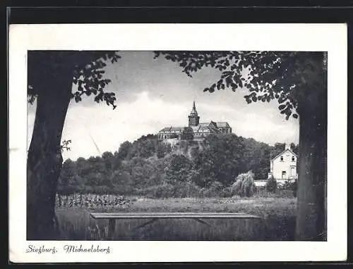 AK Siegburg, Blick den Michaelsberg hinauf