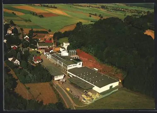 AK Winnweiler, Brauerei Bischoff KG aus der Vogelschau