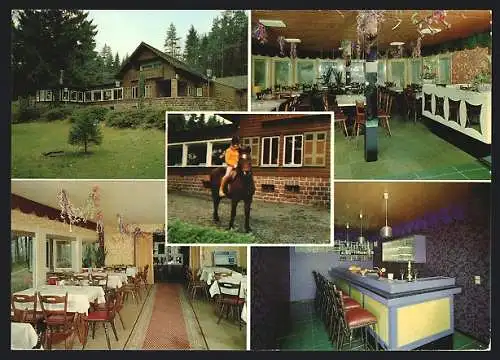 AK Otterberg-Weinbrunnerhof, Hotel Haus Hamann, Bes. Fam. Dietzen, Aussen- und Innenansicht