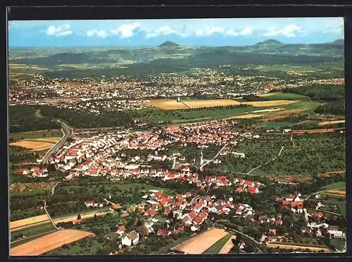 AK Göppingen-Jebenhausen /Württ., Ortsansicht aus der Vogelschau