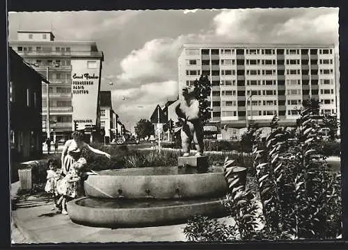 AK Heilbronn /Neckar, Am Berliner Platz