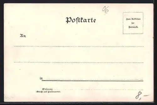 Lithographie Schönburg a. d. Saale, Flusspartie mit Blick zur Burg