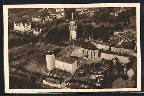 AK Wittenberg / Elbe, Schlosskirche, Ganzsache WHW Winterhilfswerk 1934-35