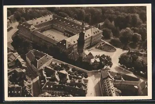 AK Weimar, Blick auf das Schloss, Ganzsache WHW Winterhilfswerk 1934 /35