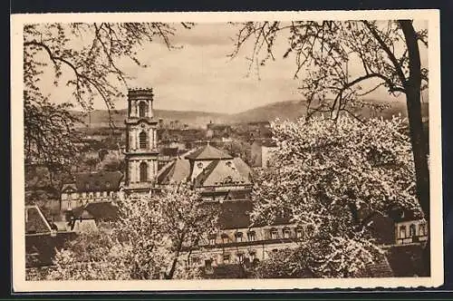 AK Saarbrücken, Blick über die Dächer, Ganzsache WHW Winterhilfswerk 1934 /35