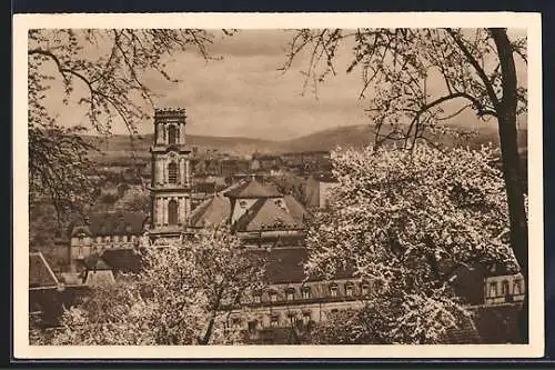 AK Saarbrücken, Blick über die Dächer, Ganzsache WHW Winterhilfswerk 1934 /35