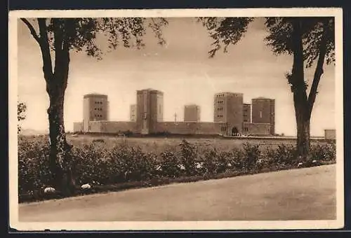 AK Tannenberg, Blick zum Denkmal, Ganzsache WHW Winterhilfswerk 1934 /35